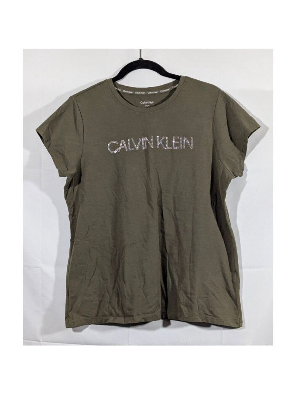 Calvin Klein Olive T-Shirt Large
